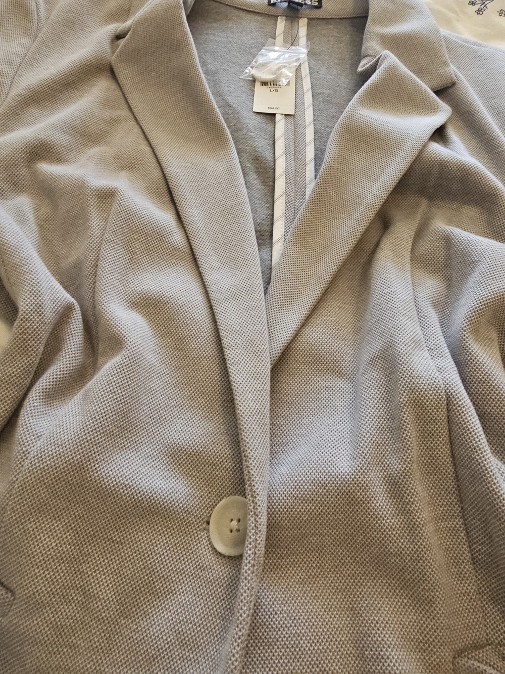 Express Women's Gray Blazer - Picture 4 of 4